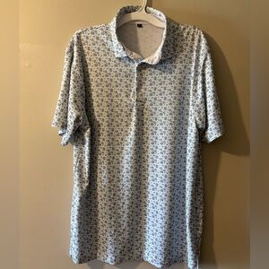 Men's Golf Performance Polo Shirt Size L